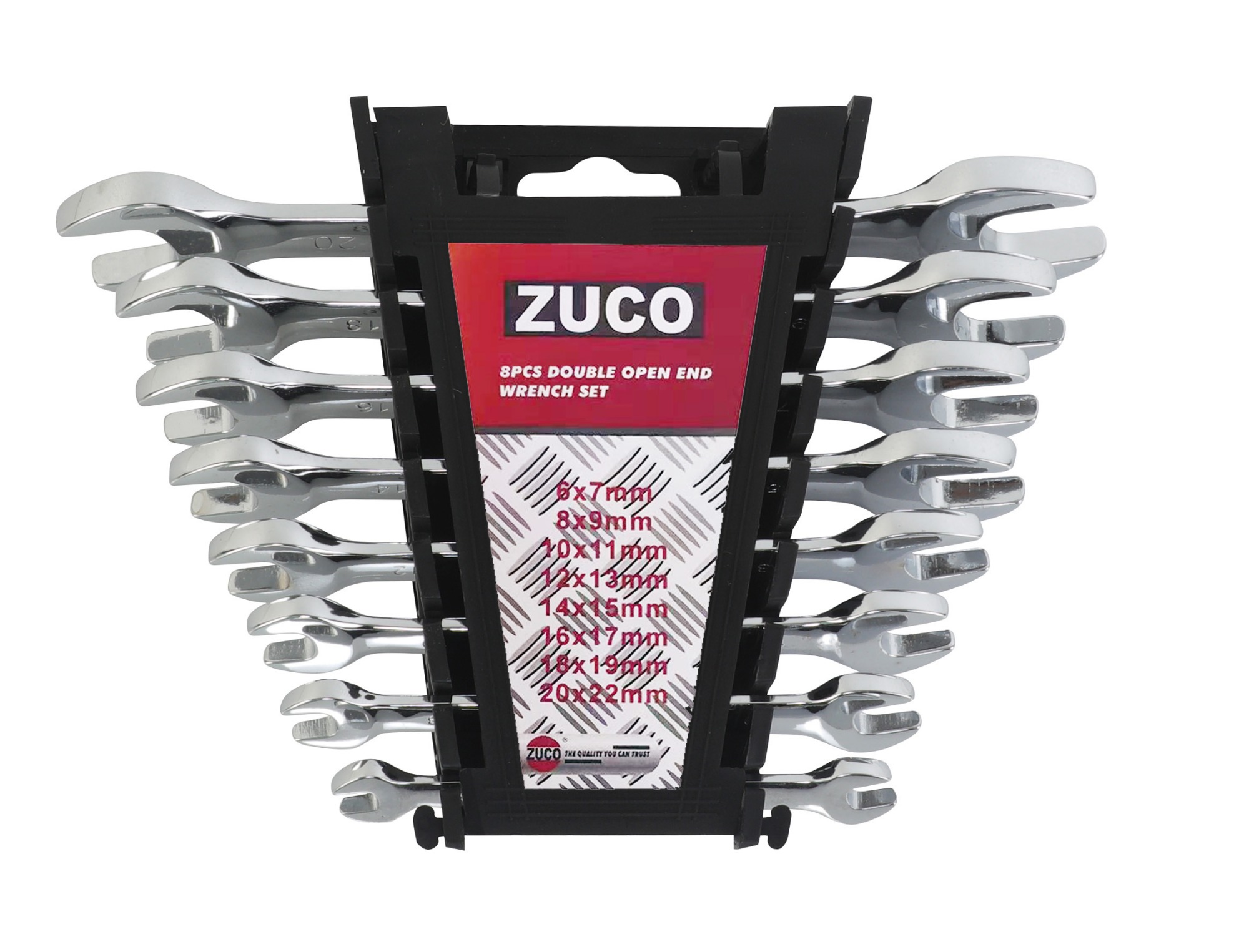 8pcs Double open end wrench set