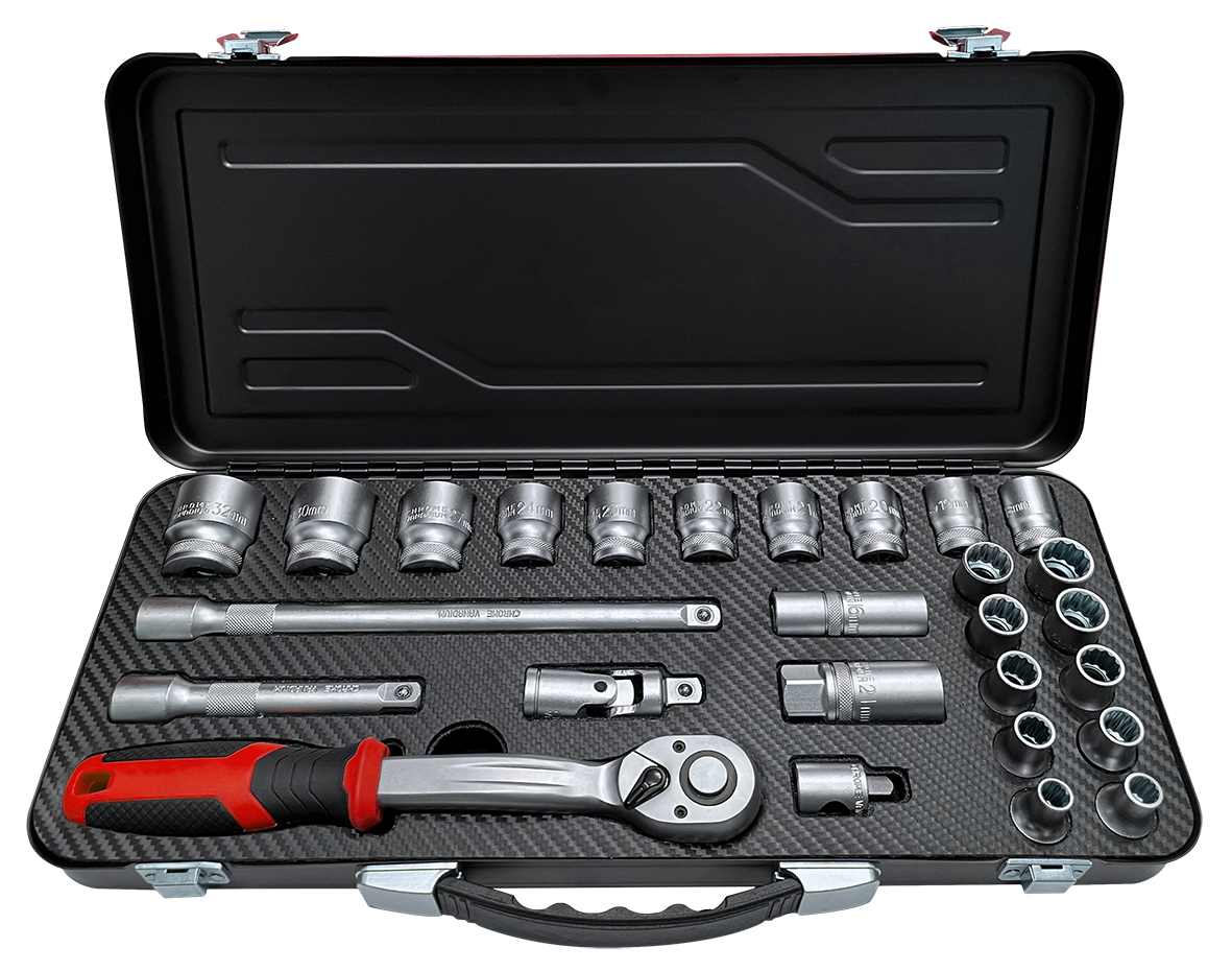 27pc Tool Set with Metal Box